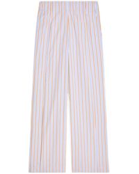 Dries Van Noten - Striped Pleated Trousers - Lyst