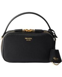 Prada - Odette Leather Mini-Bag - Lyst