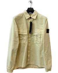 Stone Island - Logo Long-Sleeved Shirt - Lyst