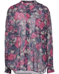 Isabel Marant - Multi-Color Woven Long-Sleeve Shirt - Lyst