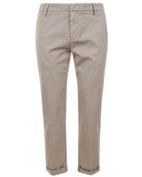 Dondup - Straight-Leg Cuffed Pants - Lyst