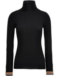 Etro - Polo Neck Ribbed Jumper - Lyst
