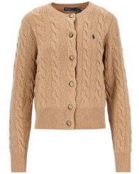 Polo Ralph Lauren - Cable-Knit Cardigan - Lyst