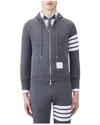 Thom Browne - 4-Bar Striped Zipped Jacket - Lyst