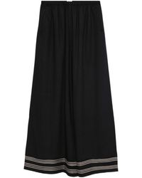 Bode - Elastic Waist Wide-Leg Casual Pants - Lyst