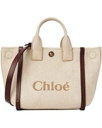 Chloé - Chloé Logo Detailed Top Handle Bag - Lyst