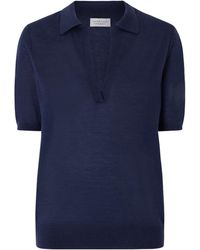 Gabriela Hearst - Knitted Polo Shirt - Lyst