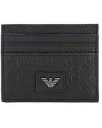 Emporio Armani - Logo Plaque Card Holder - Lyst