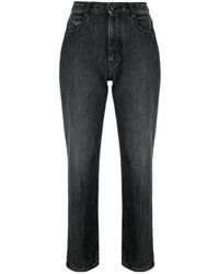 Ami Paris - High-Waisted Straight-Leg Jeans - Lyst
