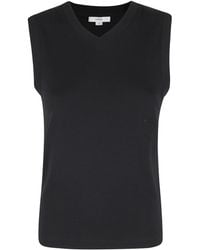 Vince - V-Neck Sleeveless Tank Top - Lyst