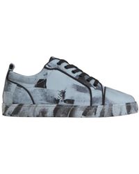 Christian Louboutin - Louis Abstract-Print Sneakers - Lyst