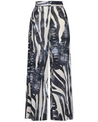 Kaos - Printed Straight-Leg Casual Pants - Lyst