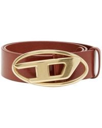 DIESEL - Oval-D Logo B1 Dr Belt - Lyst