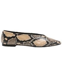 Aeyde - Betty Leather Flat Pumps - Lyst