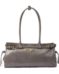 Prada - Triangle-Logo Tote Bag - Lyst