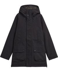 Barbour - Hooded Long Coat - Lyst