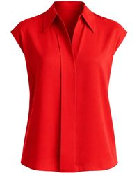 Vince - V-Neck Blouse - Lyst