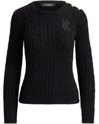 Ralph Lauren - Cable Knit Jumper - Lyst