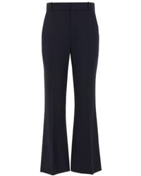 Chloé - Chloé Cropped Bootcut Trousers - Lyst