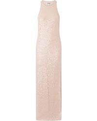 STAUD - Bree Sequined Dress - Lyst