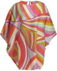PUCCI - Pucci Iride Printed Kaftan Dress - Lyst