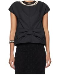 Junya Watanabe - Bow-Detail Sleeveless Top - Lyst