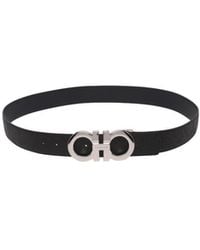Ferragamo - Ferragamo Gancini Buckle Belt - Lyst
