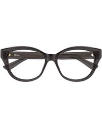 Chloé - Chloé Eyewear Cat-Eye Frame Glasses - Lyst