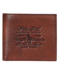 Polo Ralph Lauren - Medium Bi-Fold Leather Wallet - Lyst
