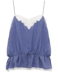 Chloé - Chloé Drawstring Camisole Top - Lyst