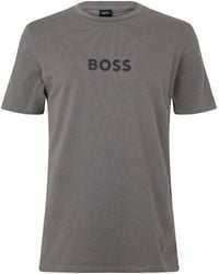 BOSS - Solid Color T-Shirt - Lyst
