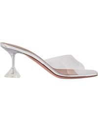 AMINA MUADDI - Logo High-Heeled Sandals - Lyst