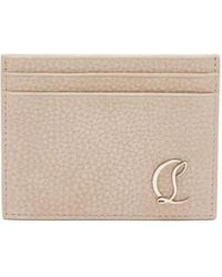 Christian Louboutin - Logo Card Holder Wallet - Lyst