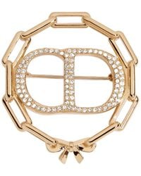 Dior - Cd Circle Chain Brooch - Lyst