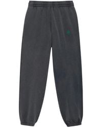 Anine Bing - Karter Logo-Embroidered Track Pants - Lyst