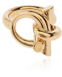 Ferragamo - Ferragamo Gancini Ring - Lyst
