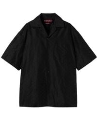 Gucci - Gg Faille Collared Short-Sleeve Shirt - Lyst
