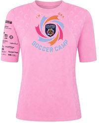 Marine Serre - Graphic-Print Panelled T-Shirt - Lyst