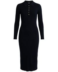Paul Smith - Ps Paul Smith Fitted Waist Midi Dress - Lyst