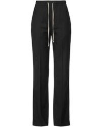 Rick Owens - Solid-Colored Satin Cargo Pants - Lyst