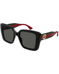 Gucci - Eyewear Square Frame Sunglasses - Lyst