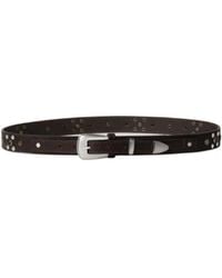Lemaire - Studded Buckle Fastened Belt - Lyst