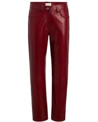 KHAITE - Callum Straight Leg Trousers - Lyst