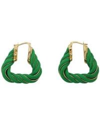 Bottega Veneta - Twist Triangle Earrings - Lyst