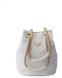 Prada - Mariner Re-Nylon Small Bucket Bag - Lyst