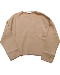 Max Mara - Zibello Crewneck Long-Sleeved Jumper - Lyst
