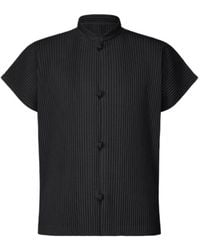 Homme Plissé Issey Miyake - Homme Plissé Issey Miyake Monthly Colors April Pleated Shirt - Lyst