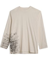 Y-3 - Long-Sleeved Crewneck T-Shirt - Lyst