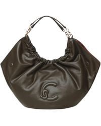 Coccinelle - Ruched Hobo Shoulder Bag - Lyst