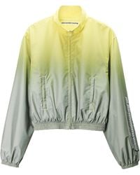 Alexander Wang - Reflective Shrunken Track Jacket - Lyst